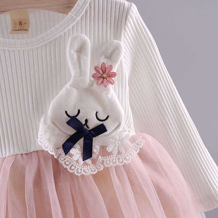 Baby Girl's Cartoon Rabbit Dress