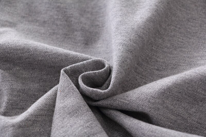 Cotton Boys' Clothing Set in White and Grey