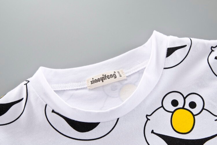 Baby Boy T-Shirt / Shorts Suit with Cartoon Print