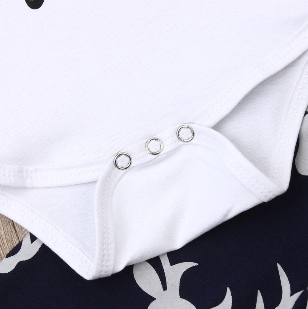 Baby Boy's Cotton Deer Patterned Clothing Set